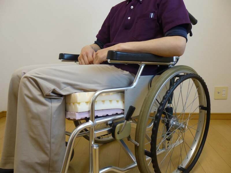 坐骨のサポートを設置する