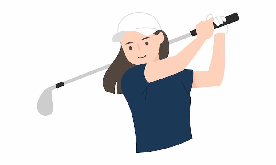 ゴルフをする女性（イラスト）.jpg