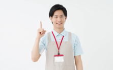 ポイントを伝える男性介護士